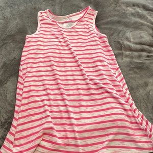 Wonder nation hot pink tank top Girls L 10-12